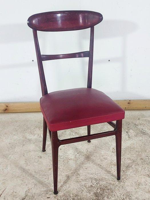 Chaise - Bois, Cuir synthétique, Antiek en Kunst, Kunst | Designobjecten