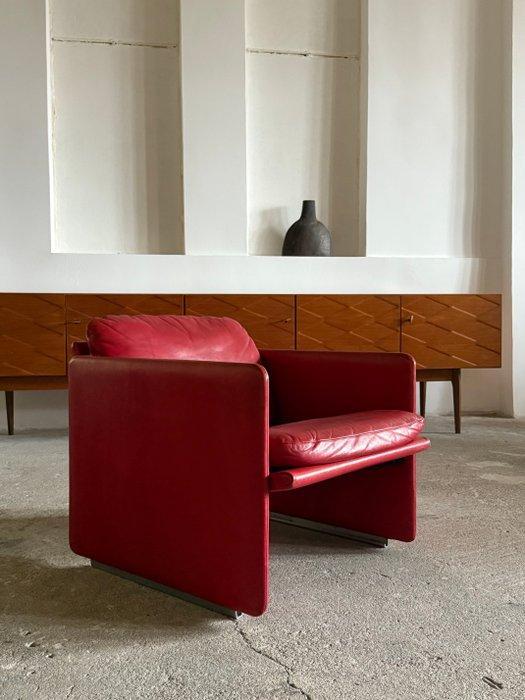 Arflex - Marco Zanuso - Fauteuil - Lentetijd - Leder, Antiek en Kunst, Antiek | Meubels | Stoelen en Sofa's