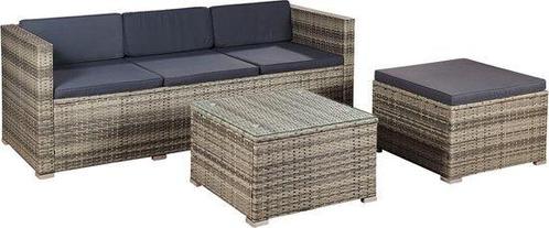 Tweedekans | Loungeset Punta Cana - M - Polyrotan, Tuin en Terras, Tuinsets en Loungesets, Ophalen of Verzenden