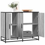 vidaXL Dressoir 94x35x76 cm bewerkt hout grijs sonoma, Huis en Inrichting, Kasten | Dressoirs, Verzenden, Nieuw