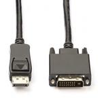 DisplayPort naar DVI kabel | 1 meter (DVI-D, Full HD), Nieuw, Verzenden