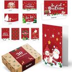 2dekans | Sparklyn 30x Luxe Dubbelzijdige Kerstkaarten met, Ophalen of Verzenden, Nieuw