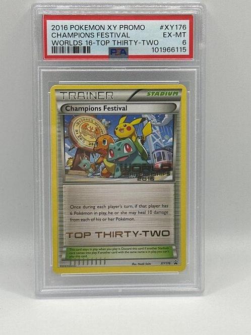 Pokémon - 1 Graded card - world championship champion, Hobby en Vrije tijd, Verzamelkaartspellen | Pokémon