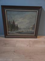 Kees van Ameijden (1907-1992) - Winterlandschap aan de