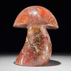 Geen minimumprijs - Met de hand gesneden rode jaspis