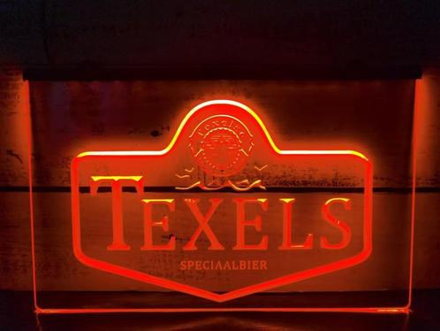 Texels bier neon bord lamp LED  verlichting reclame lichtbak, Huis en Inrichting, Lampen | Overige, Nieuw, Verzenden