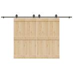 vidaXL Doos met onderdelen voor schuifdeur 366 cm staal, Doe-het-zelf en Bouw, Verzenden, Nieuw