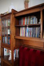 Boekenkast - Mahonie - Boekenkast met bank