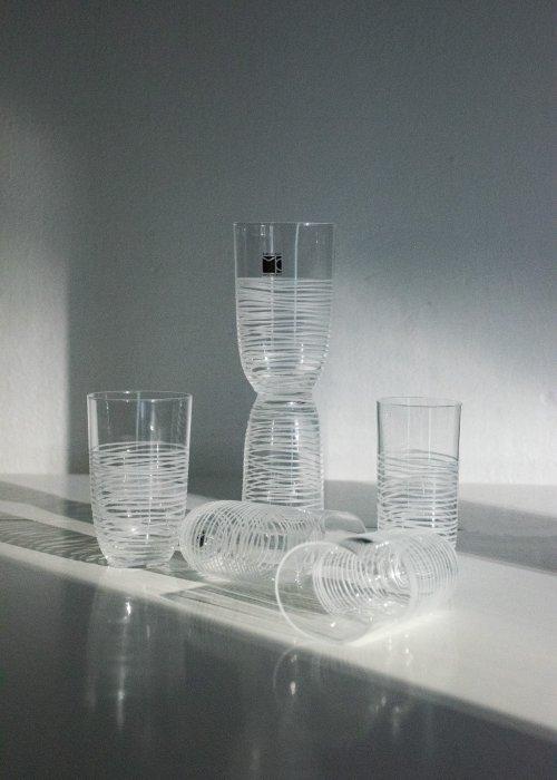 Carlo Moretti - MuseumCollectionGlass - Champagne fluitje, Antiquités & Art, Antiquités | Verre & Cristal