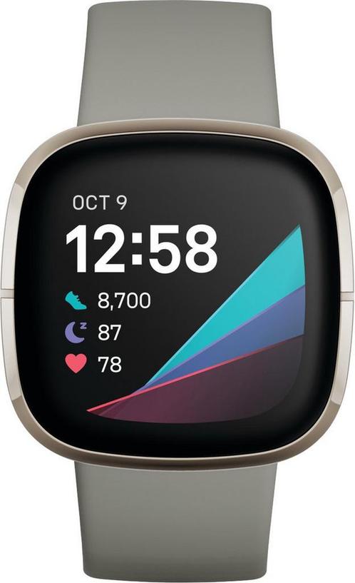 Fitbit Sense - Smartwatch - Grijs, Bijoux, Sacs & Beauté, Montres connectées, Envoi