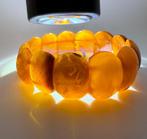 Oude natuurlijke Baltische amber armband met hele steen, Verzamelen, Nieuw