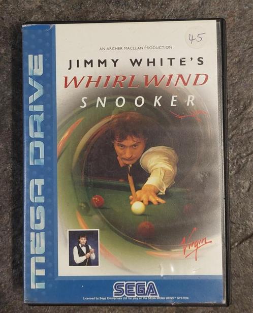 Jimmy White Whirlwind Snooker zonder boekje (Sega Mega Drive, Consoles de jeu & Jeux vidéo, Consoles de jeu | Sega, Enlèvement ou Envoi