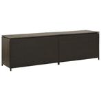 vidaXL Tuinbox 200x50x60 cm poly rattan bruin, Verzenden, Nieuw