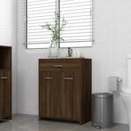 vidaXL Badkamerkast 60x33x80 cm bewerkt hout bruin, Huis en Inrichting, Badkamer | Badkamermeubels, Verzenden, Nieuw
