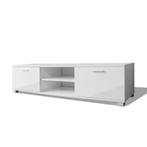 Wit Tv-meubel 140cm Hoogglans | Retour Deal | Kijkbuis, Huis en Inrichting, 100 tot 150 cm, Verzenden, Nieuw, Minder dan 100 cm