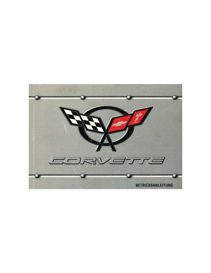 1998 CHEVROLET CORVETTE INSTRUCTIEBOEKJE DUITS, Autos : Divers, Modes d'emploi & Notices d'utilisation, Enlèvement ou Envoi