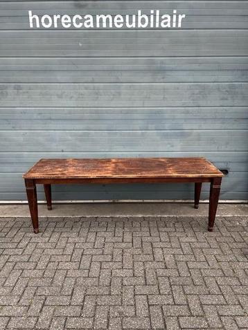 Vintage Stamtafel -  T1491 (220x70)- Vintage/Café beschikbaar voor biedingen