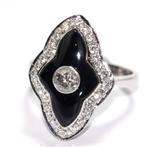 Ring - 14 karaat Witgoud -  6.82ct. tw. Diamant (Natuurlijk), Nieuw