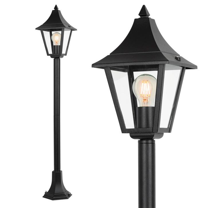 Tuinverlichting klassiek Tuinlamp Livorno Terras Zwart, Tuin en Terras, Buitenverlichting, Verzenden