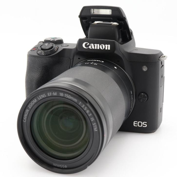 Canon EOS M50 zwart + EF-M 18-150mm IS STM | Tweedehands, TV, Hi-fi & Vidéo, Photo | Lentilles & Objectifs, Envoi