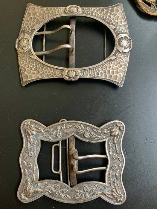 Art Nueveau metaal Oude gespen, Antiek en Kunst, Kunst | Designobjecten