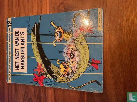Guust - Het nest van de Marsupilamis - 1960, Livres, BD, Envoi