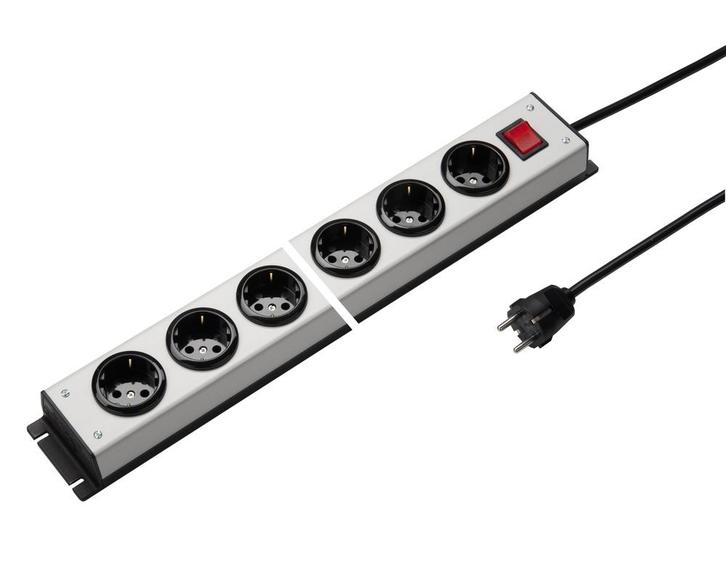 Martin Kaiser Power Strip 4-Weg 35 graden Met Schakelaar, Doe-het-zelf en Bouw, Elektriciteit en Kabels, Verzenden