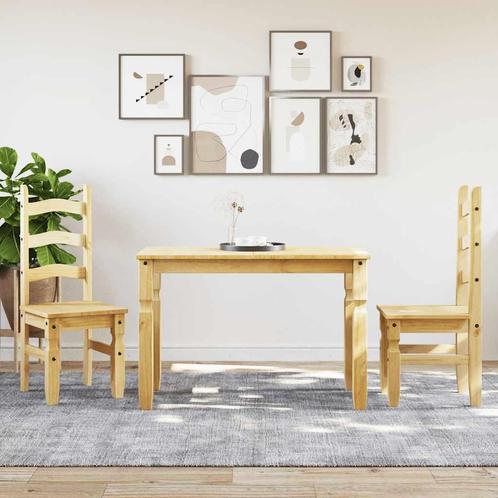 vidaXL 3-delige Eethoek Panama massief grenenhout, Huis en Inrichting, Complete eetkamers, Nieuw, Verzenden