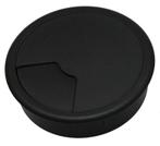 60 Mm Zwarte Kabelbeheer Bureau Grommet - 49.80.018 [2, Doe-het-zelf en Bouw, Verzenden, Nieuw