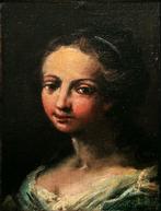 Italian Artist XVIII Century - Portrait of a Young Lady, Antiquités & Art