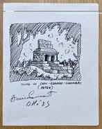 Dominique Hé - Marc Mathieu - Dessin dédicacé à Gérard Méano, Nieuw