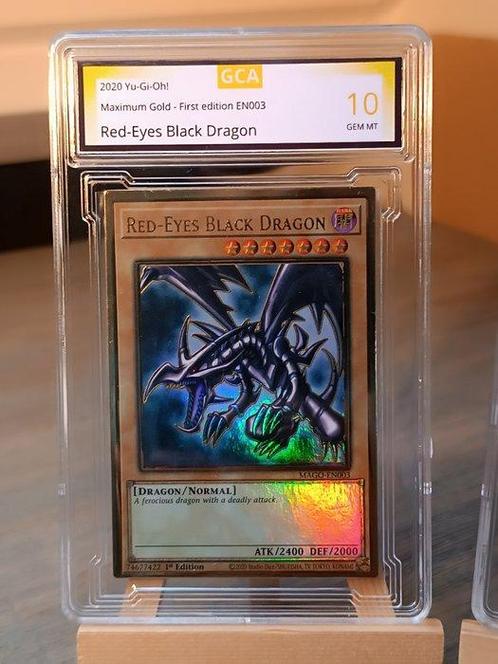 Konami - 2 Card - Red-Eyes Black Dragon and Dark Magician, Verzamelen, Overige Verzamelen