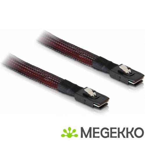 DeLOCK 83073 Mini SAS Cable SFF-8087 > Mini SAS SFF-8087 1m, Computers en Software, Overige Computers en Software, Nieuw, Verzenden