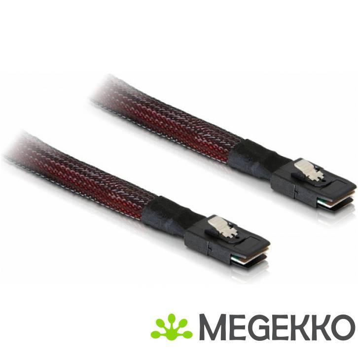 Delock 83073 Kabel Mini SAS SFF-8087 > Mini SAS SFF-8087 1 m, Informatique & Logiciels, Ordinateurs & Logiciels Autre, Envoi