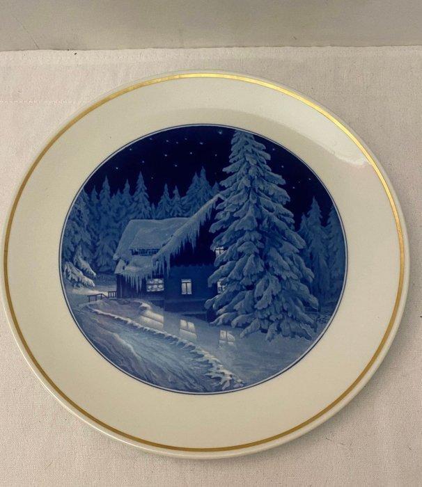 Meissen - Bord (5) - Porselein - 5 Meissen Kerstborden, Antiek en Kunst, Antiek | Glaswerk en Kristal