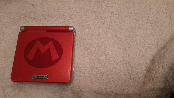Nintendo - Gameboy Advance SP - Mario edition - Spelcomputer, Consoles de jeu & Jeux vidéo, Consoles de jeu | Accessoires Autre