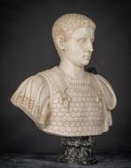 sculptuur, Busto di imperatore Romano Ottaviano Augusto - 70, Antiek en Kunst, Antiek | Keramiek en Aardewerk