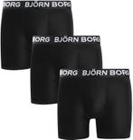Bjorn Borg Sports Boxers 3-Pack Zwart maat M Heren, Verzenden, Zwart, Bjorn Borg, Boxer