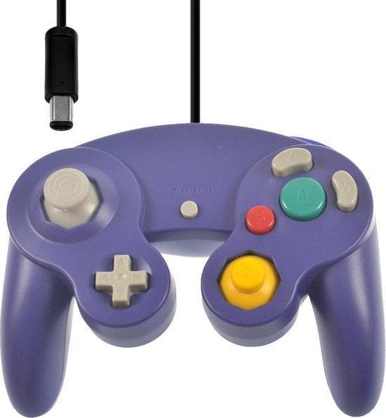 Gamecube Controller Paars (Third Party) (Nieuw), Games en Spelcomputers, Spelcomputers | Nintendo Consoles | Accessoires, Nieuw