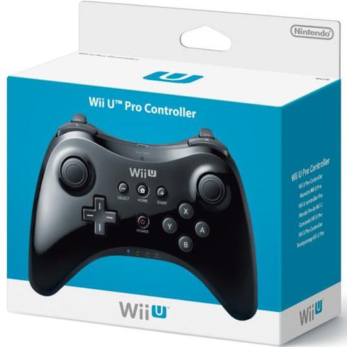 Originele Wii U Pro Controller Black [Complete], Games en Spelcomputers, Spelcomputers | Nintendo Wii U, Verzenden