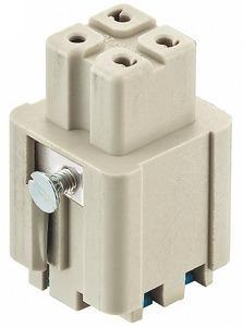 Harting Han 3A Vrouwelijke Snelsluiting Invoegtoepassing 10A, Doe-het-zelf en Bouw, Elektriciteit en Kabels, Verzenden