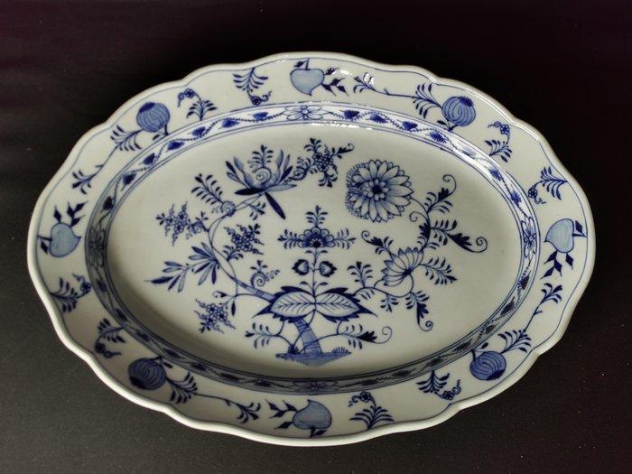 Meissen - Cipolla Blu - Enorme piatto da portataiatto da, Antiek en Kunst, Antiek | Glaswerk en Kristal