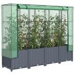 vidaXL Plantenbak verhoogd met kashoes 160x40x138 cm, Tuin en Terras, Verzenden, Nieuw