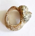 Oud Bactrische Romeins glas Zeldzame ringjuweel met