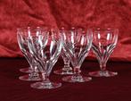 Mooi lot van 6 kristallen Val Saint Lambert glazen, model