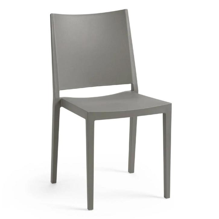 Stoel | Kunststof | Grijs | In-/Outdoor | 450x540x830(h)mm, Zakelijke goederen, Horeca | Keukenapparatuur, Nieuw in verpakking