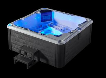 Supreme Spa Porto • 5 personen • afm. 220 x 220 • 64 jets, Tuin en Terras, Nieuw, Vast, Inbouw