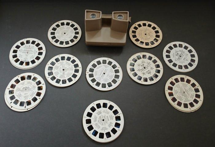 viewmaster G met 33 schijven View-Master reel, Verzamelen, Foto-apparatuur en Filmapparatuur