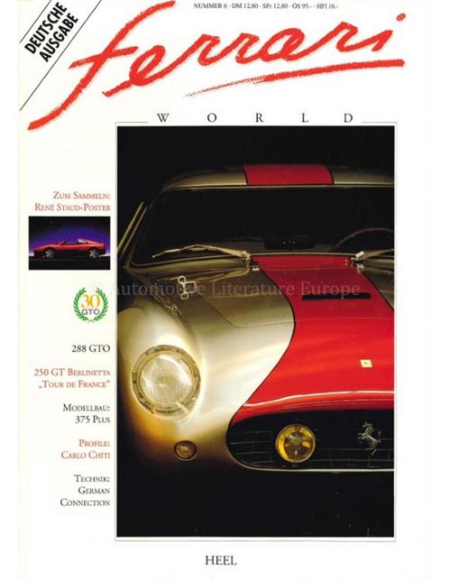 1991 FERRARI WORLD MAGAZINE 6 DUITS, Livres, Autos | Brochures & Magazines, Enlèvement ou Envoi
