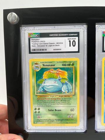 The Pokémon Company - 3 Graded card - Venusaur Holo &